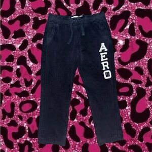 Aeropostale Black Joggers with Logo